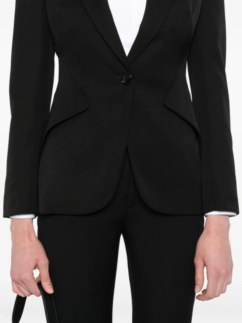 Alexander McQueen wool single-breasted blazer - Black