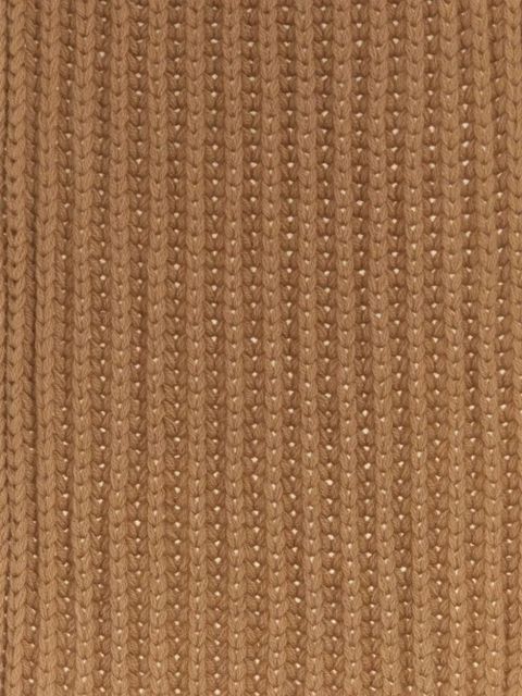 Gucci logo-embroidered scarf - Brown - zdjęcie produktu nr 2