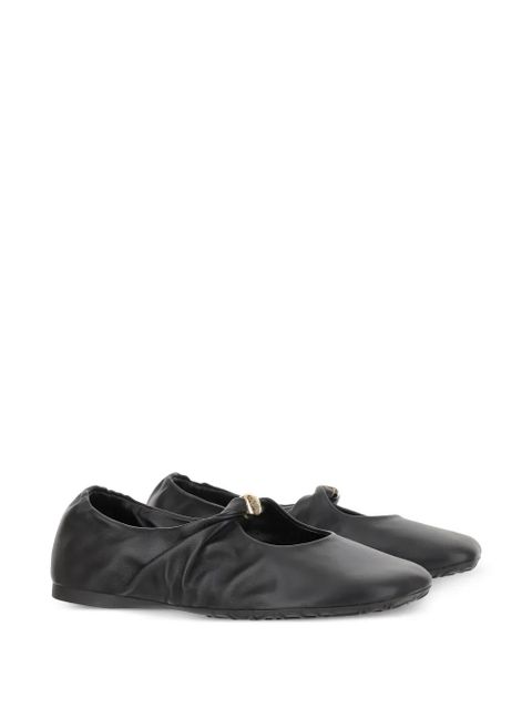 LOEWE Pebble soft ballet flats - Black - zdjęcie produktu nr 2