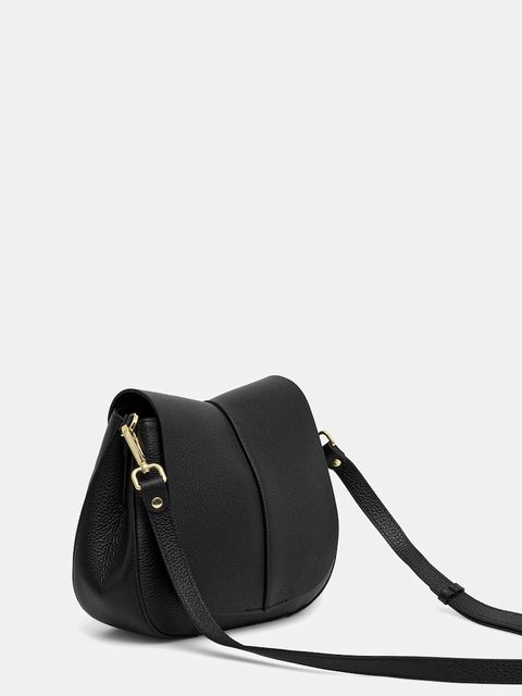 Gianni Chiarini torebka skórzana HELENA ROUND kolor czarny BS 6036/COMM GRN-NA