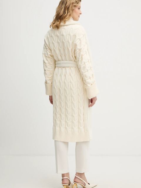 Guess płaszcz LUCREZIA kolor beżowy W5BL63 W4200 - zdjęcie produktu nr 2