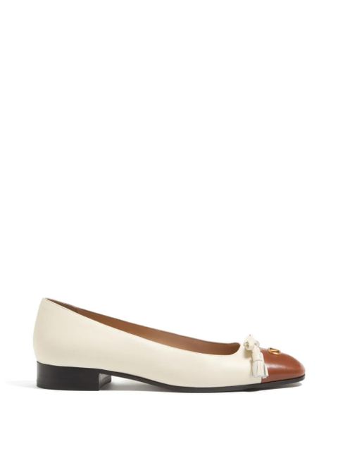 Valentino Garavani Valet Du Roi kidskin ballerinas 25mm - Neutrals - zdjęcie produktu nr 1