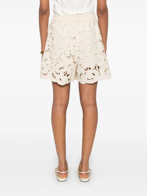 Moncler macramé shorts - Neutrals