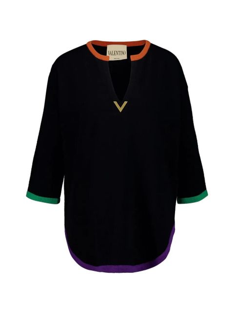 Valentino Garavani VGold wool sweater - Black - zdjęcie produktu nr 1