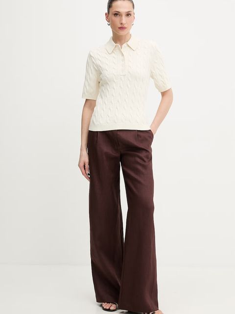 Bardot spodnie lniane - zdjęcie produktu nr 1