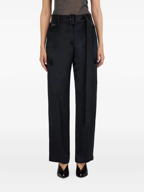 Ferragamo belted trousers - Black - zdjęcie produktu nr 2