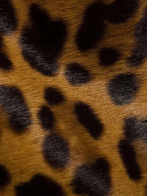 Miu Miu animal-print shoulder bag - Brown