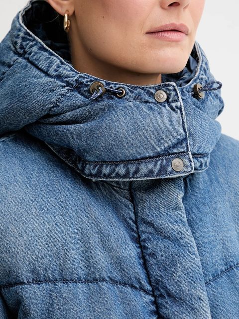 Levi's kurtka puchowa kolor niebieski zimowa 003MD