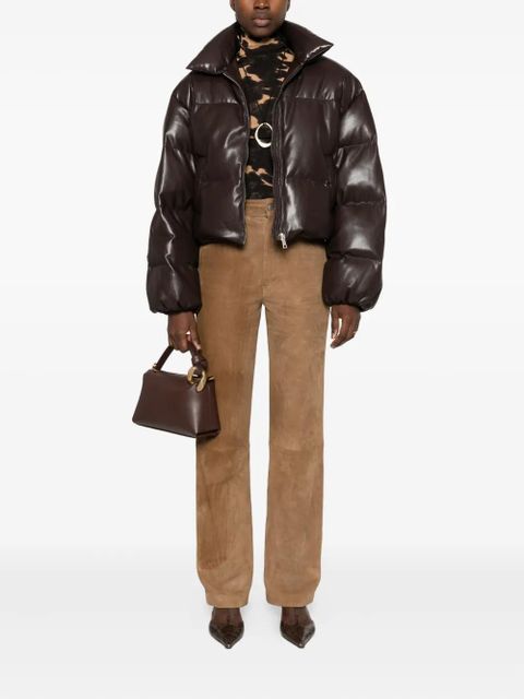 Nanushka quilted puffer jacket - Brown