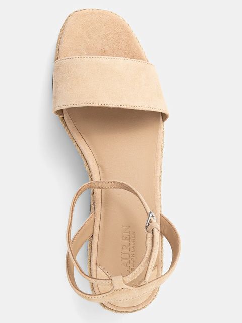 Lauren Ralph Lauren sandały zamszowe Leona