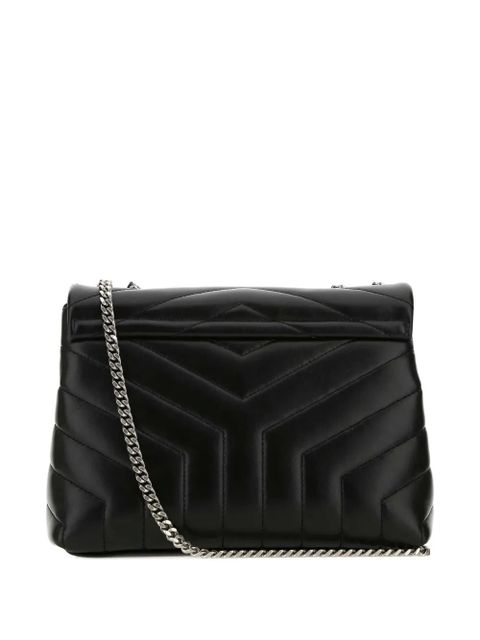 Saint Laurent small Loulou quilted-effect chain shoulder bag - Black - zdjęcie produktu nr 2