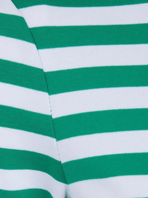 Lauren Ralph Lauren striped half-sleeves top - Green