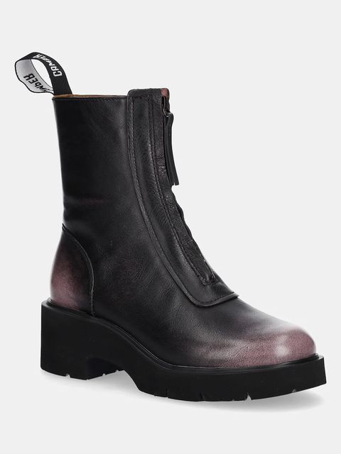 Camper botki skórzane Milah damskie kolor czarny na słupku K400776-008 - zdjęcie produktu nr 1