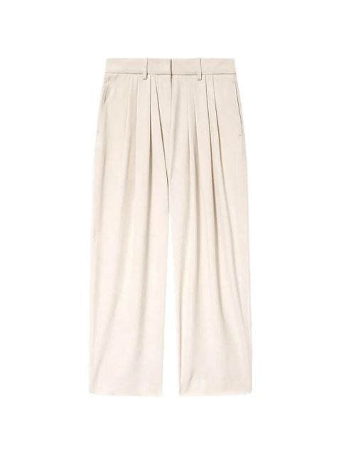 ISABEL MARANT Janice pleated trousers - Neutrals - zdjęcie produktu nr 1
