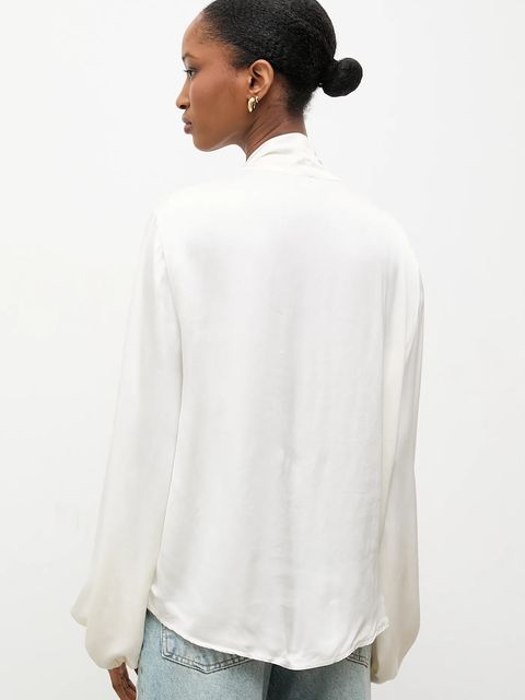 Answear.LAB bluzka damska kolor beżowy gładka - zdjęcie produktu nr 2