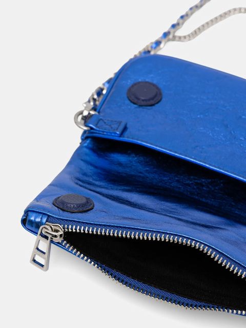 ZADIG&VOLTAIRE torebka skórzana kolor granatowy LWBA04035