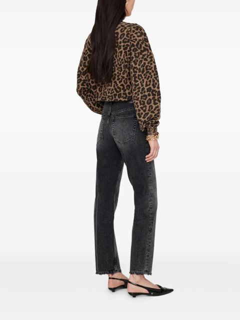 ANINE BING cotton sweatshirt - Brown