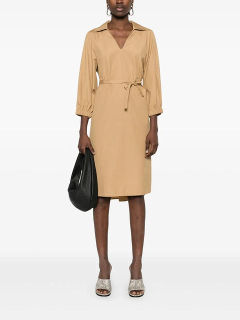 Marni poplin midi dress - Brown
