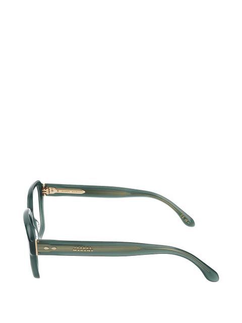 Isabel Marant Eyewear logo-detail glasses - Green