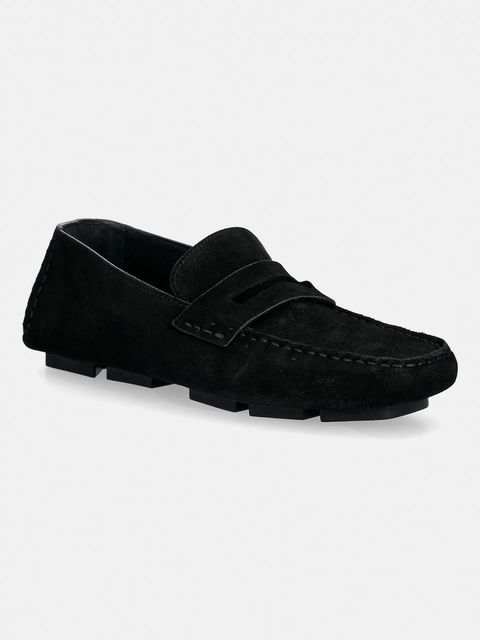 Calvin Klein mokasyny zamszowe SQUARE DRIVER SUEDE - zdjęcie produktu nr 2