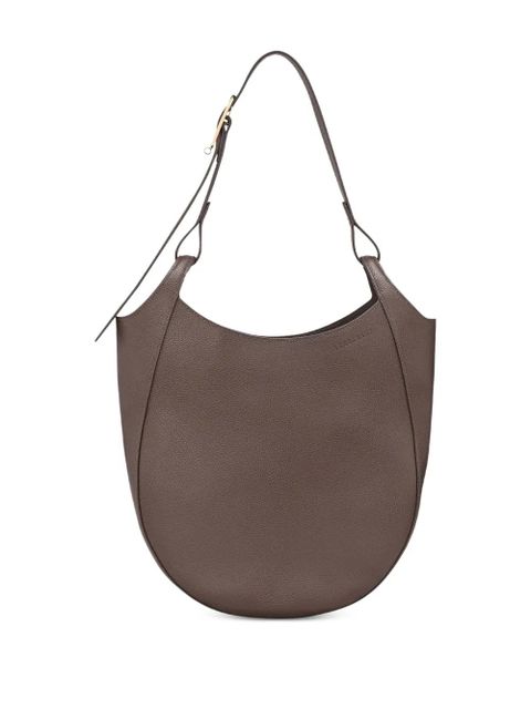 Longchamp Le Foulonné Hobo L leather shoulder bag - Brown - zdjęcie produktu nr 1