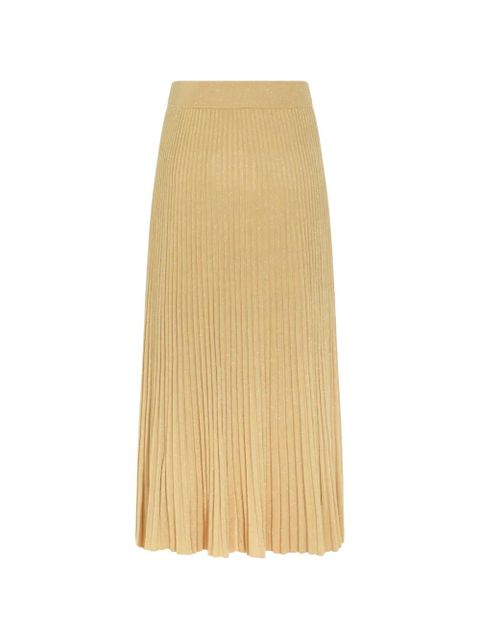 ZIMMERMANN Luna pleated skirt - Gold - zdjęcie produktu nr 2