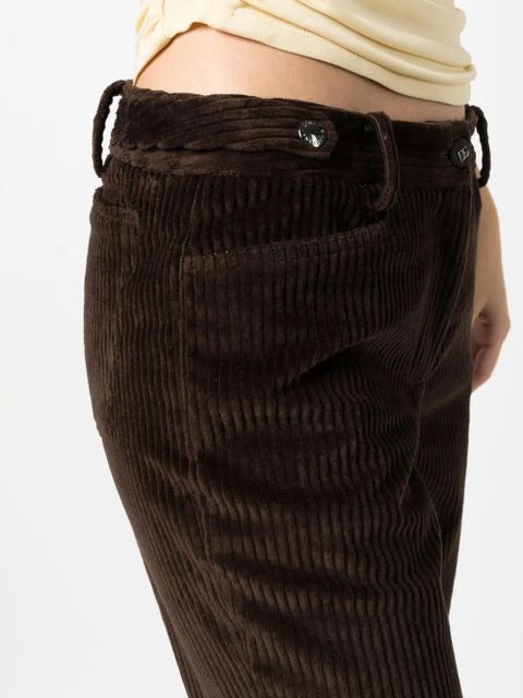 Dolce & Gabbana corduroy flared trousers - Brown