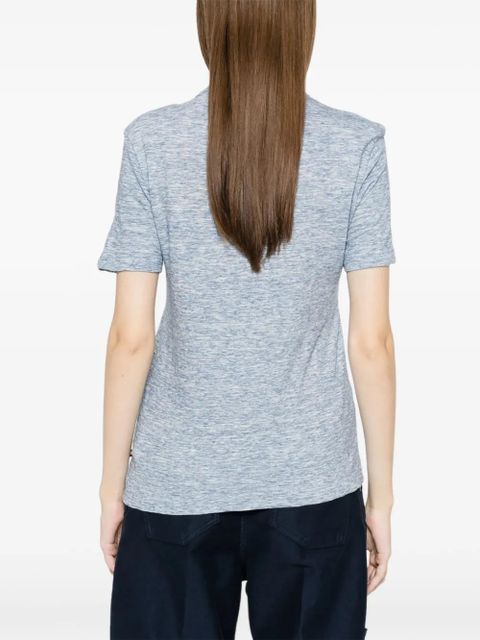 Moncler Grenoble logo-patch T-shirt - Blue