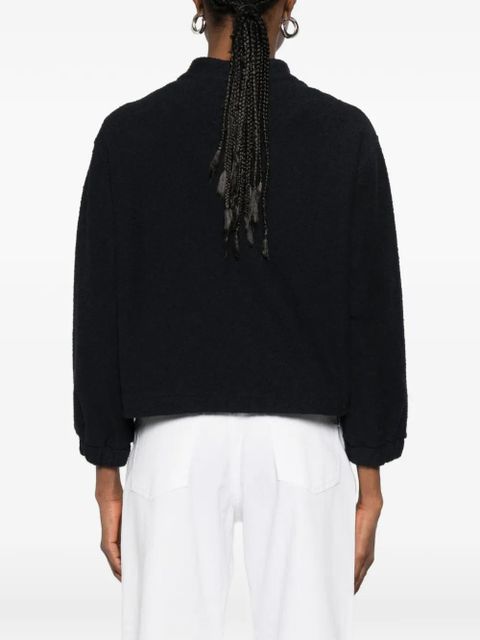 Moncler zip pocket sweater - Black