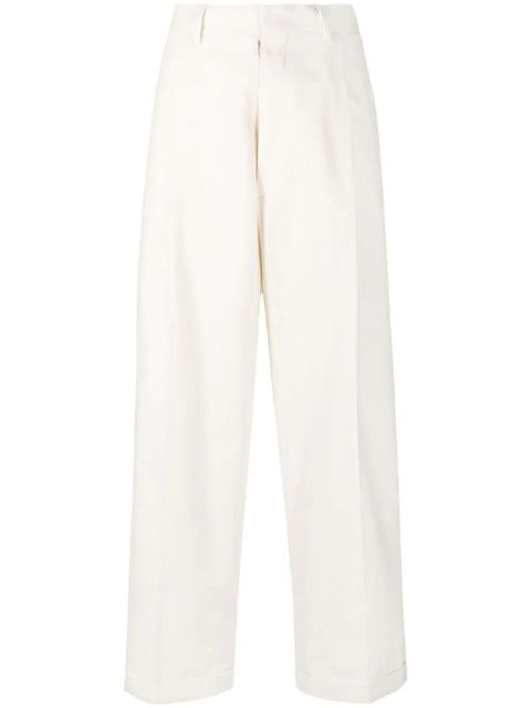 Maison Margiela tonal pattern high-waist trousers - Neutrals - zdjęcie produktu nr 1
