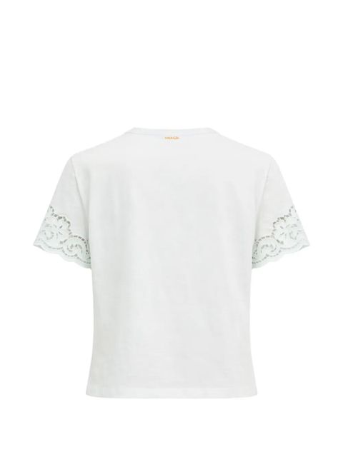 TWINSET lace details T-shirt - White - zdjęcie produktu nr 2