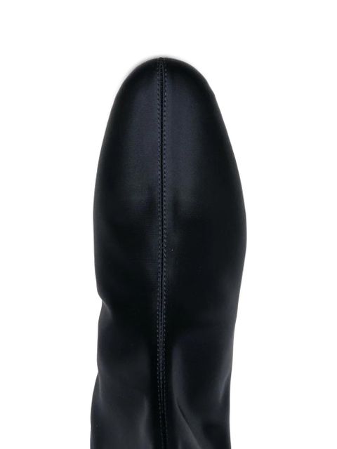 TOTEME satin ankle boots - Blue