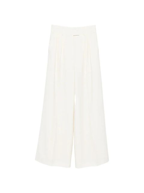 ANINE BING Lou pleated trousers - Neutrals - zdjęcie produktu nr 1