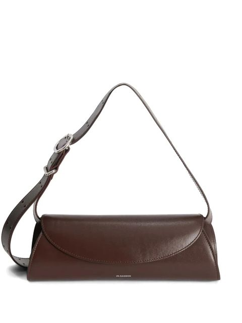 Jil Sander small Cannolo Iconic Line shoulder bag - Brown - zdjęcie produktu nr 1