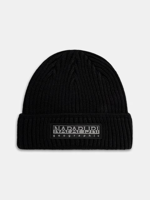 Napapijri czapka F-Vispa kolor czarny NP0A4HXM0411 - zdjęcie produktu nr 1