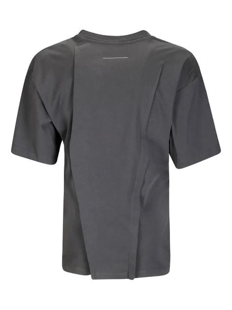 MM6 Maison Margiela washed-effect T-shirt - Black - zdjęcie produktu nr 2