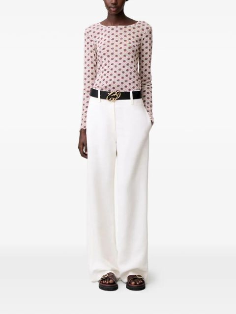 Claudie Pierlot floral-print T-shirt - Neutrals - zdjęcie produktu nr 2