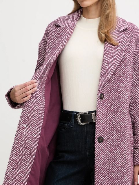 United Colors of Benetton płaszcz z dodatkiem wełny - zdjęcie produktu nr 2