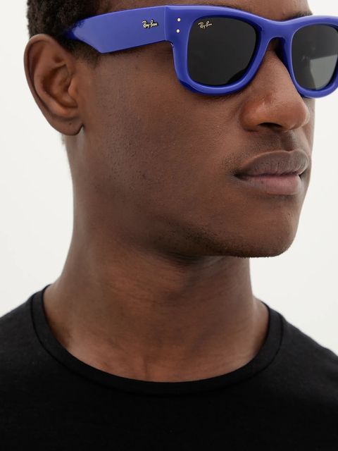 Ray-Ban okulary przeciwsłoneczne kolor niebieski 0RB4940