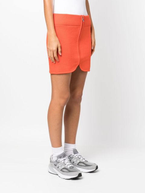 MARANT ÉTOILE Olgane ribbed miniskirt - Red