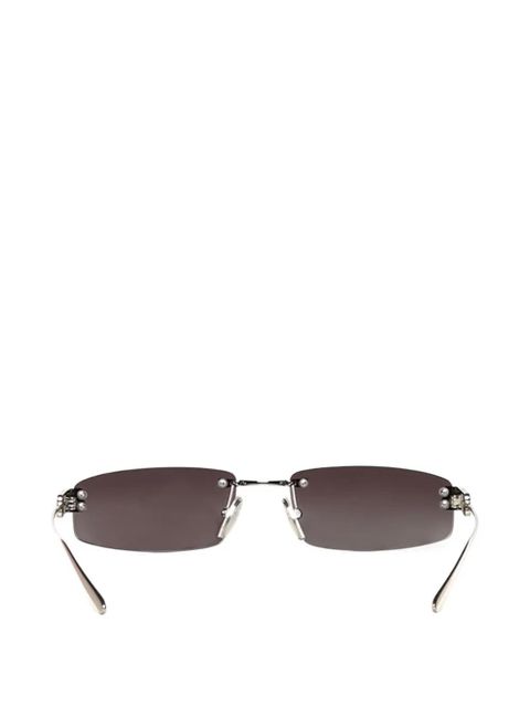 Balenciaga Gossip rectangle sunglasses - Gold