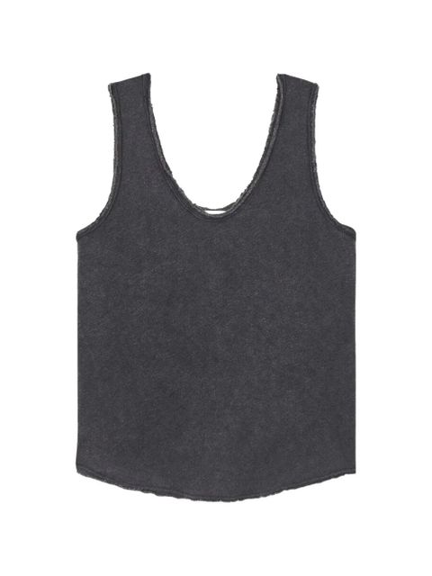 American Vintage Sonora raw-edge top - Black