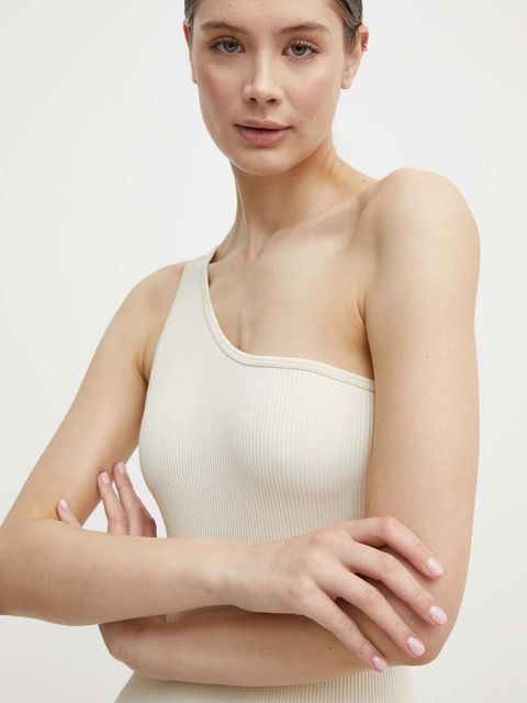 JOYINME body do jogi Open Up Seamless kolor beżowy cold shoulder