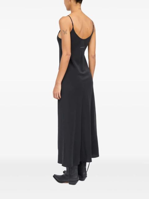 MM6 Maison Margiela silk maxi dress - Black