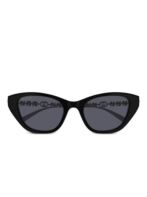 Gucci Eyewear GG1968S cat-eye logo sunglasses - Black - zdjęcie produktu nr 1