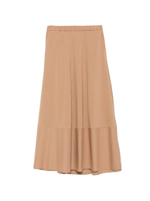 Max Mara Lribes elasticated-waist panelled midi skirt - Neutrals - zdjęcie produktu nr 1