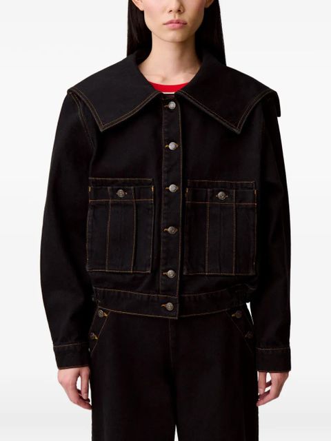 Claudie Pierlot cotton denim jacket - Black