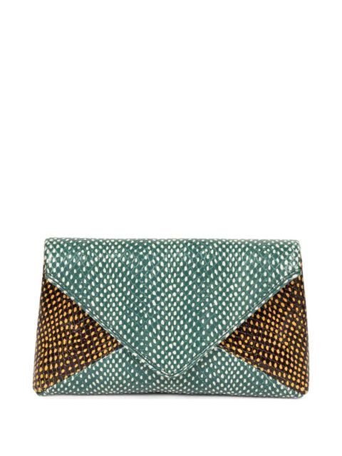 DRIES VAN NOTEN envelope clutch bag - Green - zdjęcie produktu nr 1