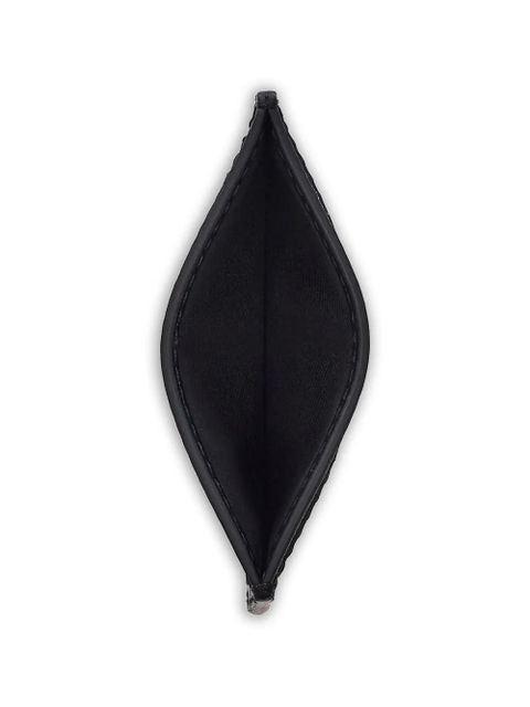 Marc Jacobs logo leather card case - Black