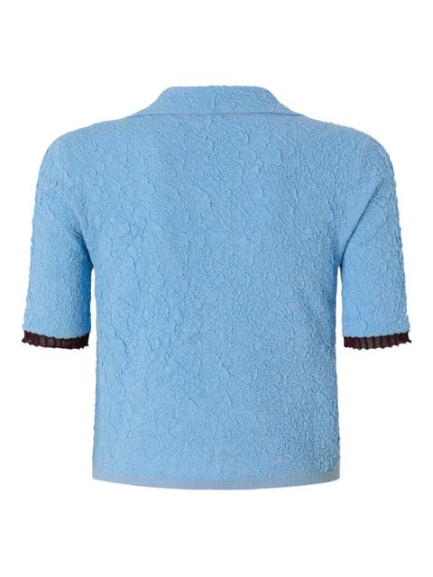 PINKO textured shirt - Blue - zdjęcie produktu nr 2